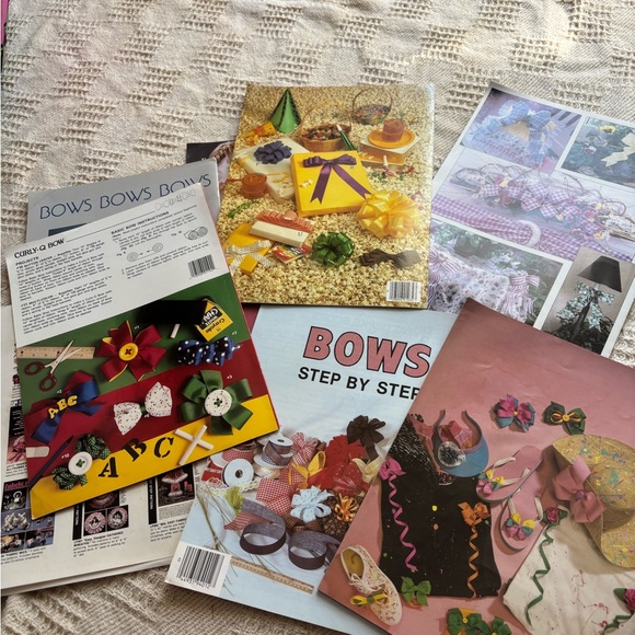 Collection of 9 Bow Making Ribbon Decorations Vintage 1980s 1990s - Picture 8 of 8